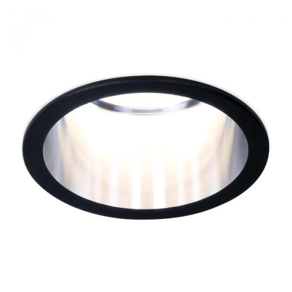 Встраиваемый точечный светильник Ambrella light Techno TN212 BK/CH