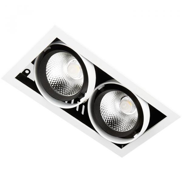 T812 BK/CH 2*12W 4200K Встраиваемый светодиодный светильник Ambrella light Cardano