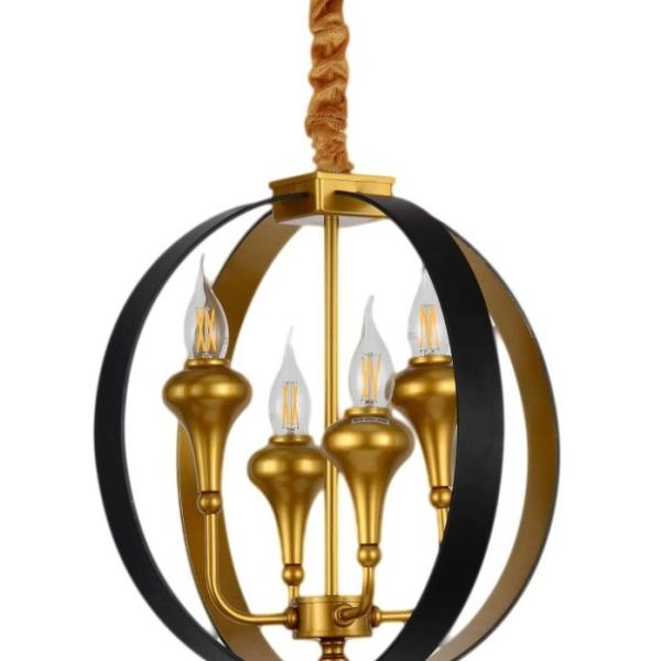 LDP 1225-4 BK+GD Подвесной светильник Lumina Deco Demetra