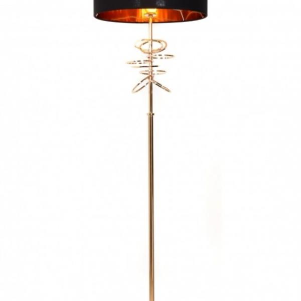 Торшер Lumina Deco Milari LDF 5530 F.GD+BK
