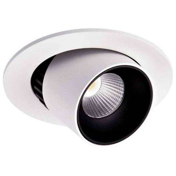 Dl18431/11WW-R White Dim Встраиваемый поворотный точечный светильник с диммером Donolux