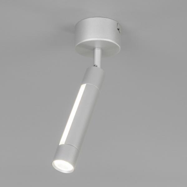 Светодиодный спот Евросвет Strong 20084/1 LED серебро (a047506)