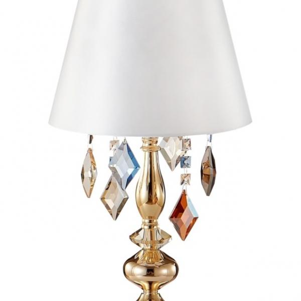 MERCEDES LG1 GOLD/COLOR Настольная лампа Crystal Lux MERCEDES