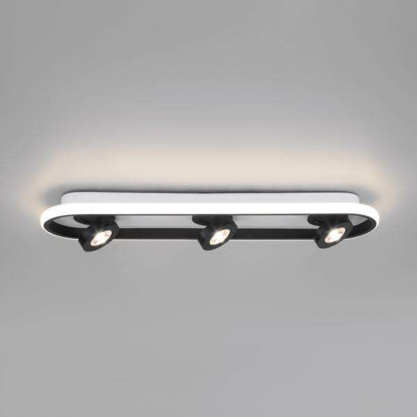 Светодиодный спот Eurosvet Slam 20123/3 LED белый/черный (a055525)