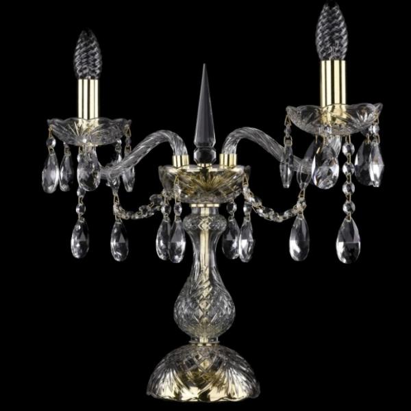 1413L/2/141-39/G Настольная лампа Bohemia Ivele Crystal