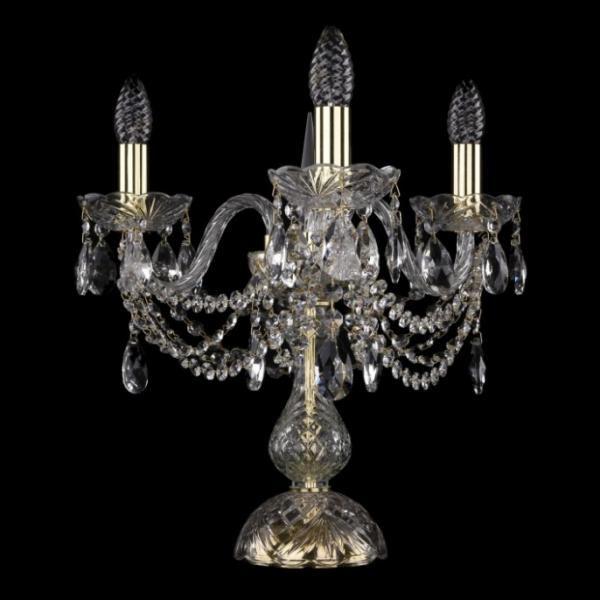 1406L/3/141-39/G Настольная лампа Bohemia Ivele Crystal