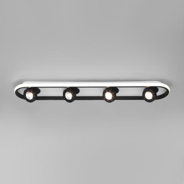 Светодиодный спот Eurosvet Slam 20123/4 LED белый/черный (a055526)
