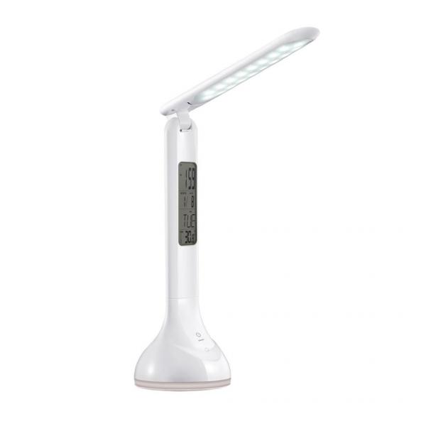Сенсорный светильник с ночником RGB, календарем и диммером Uniel TLD-536 White/LED/250Lm/5500K/Dimmer (UL-00001497)