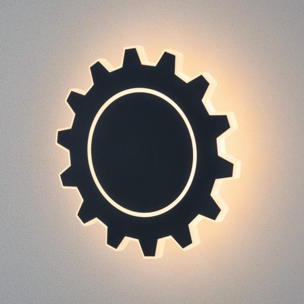 Gear L LED черный (MRL LED 1100) Настенный светодиодный светильник Elektrostandard a040752