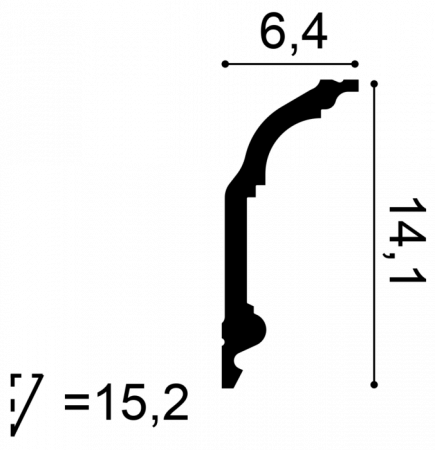 C339F Карниз гибкий