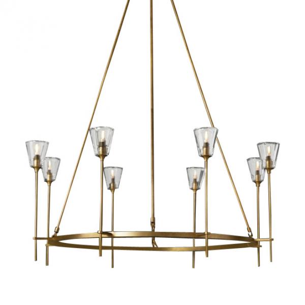 Люстра Delight Collection Torche De Verre 8 gold